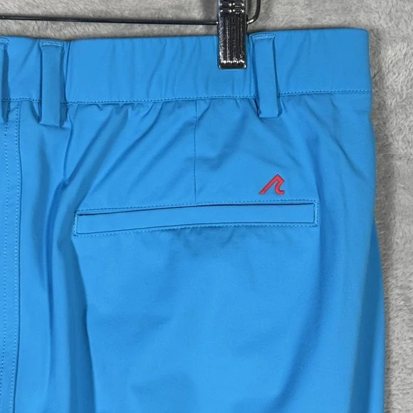 REDVANLY Pants Mens Large Blue Golf Joggers Stretch Cuffed Performance Halliday - Picture 6 of 9